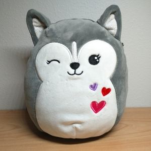 Squishmallow Heidi Husky Valentine's Hearts